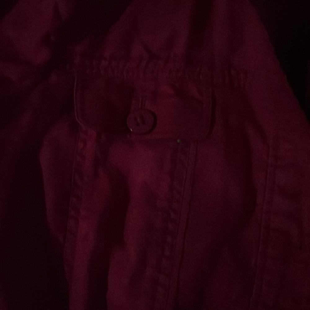 Red Button Up - Picture 4 of 5